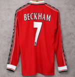 MANCHESTER UNITED 1998 - 1999 HOME JERSEY LONG-SLEEVED - Image 2