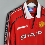 MANCHESTER UNITED 1998 - 1999 HOME JERSEY LONG-SLEEVED - Image 3